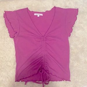 Antistar Ruffle Sleeve Top